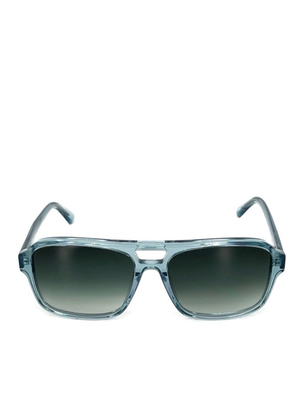 NEW Derek Lam 10 Crosby Ryanne Sunglasses Navigator Blue Frame Gray Lens Sunnies